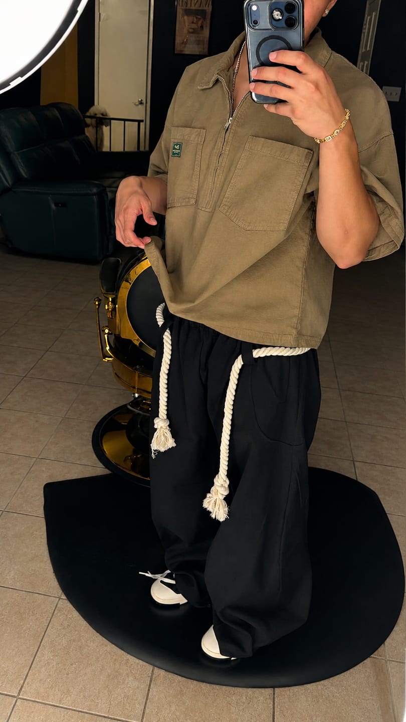 Customer photo review of Aelfric Eden Super Baggy Barrel Sweatpants