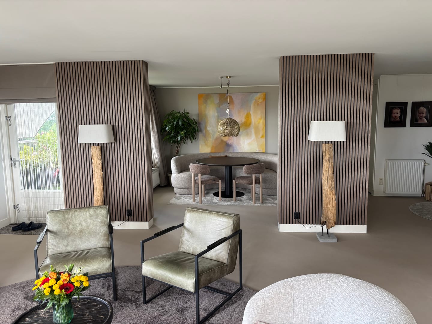 Customer photo review of AkuPanel Walnoot hout | 240cm x 60cm | 3-zijdig écht houtfineer