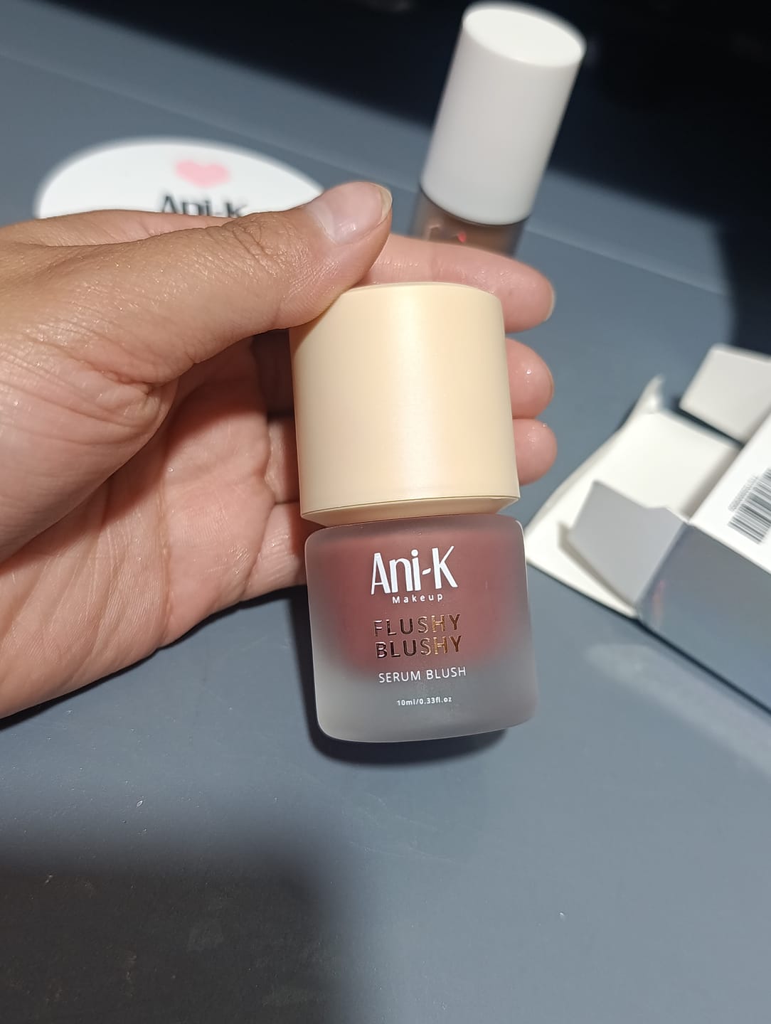 Customer photo review of Serum Blush Flushy Blushy