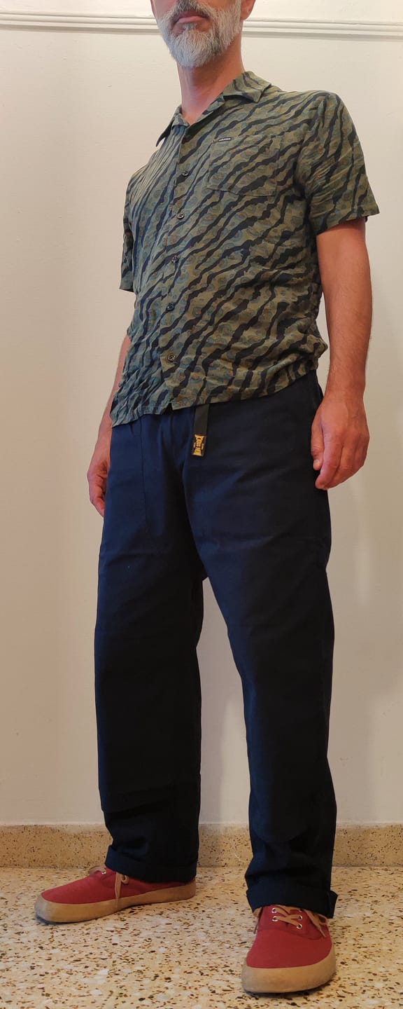 Customer photo review of 10 oz Cotton Canvas Climbing Pants - Khaki