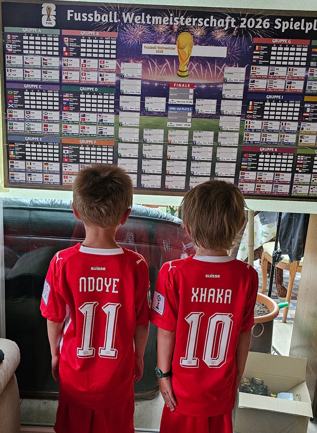 Customer photo review of Granit Xhaka 10- Switzerland 2026 World Cup Kit Jersey Trikot Maillot