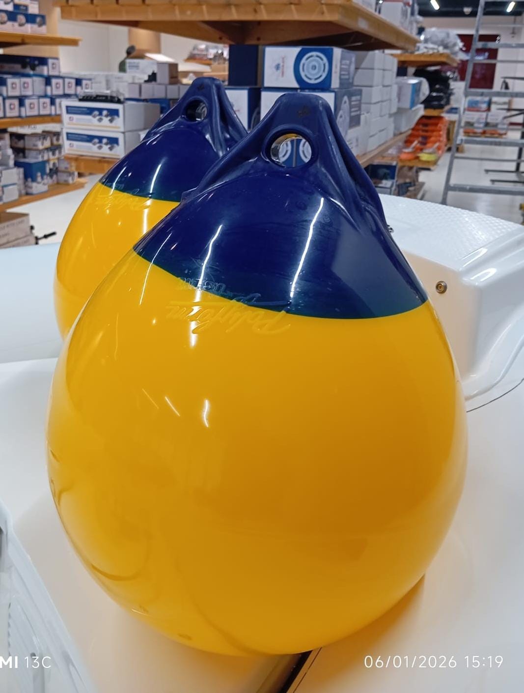 Customer photo review of A-Series Buoy A-1 Standard Blue Ropehold