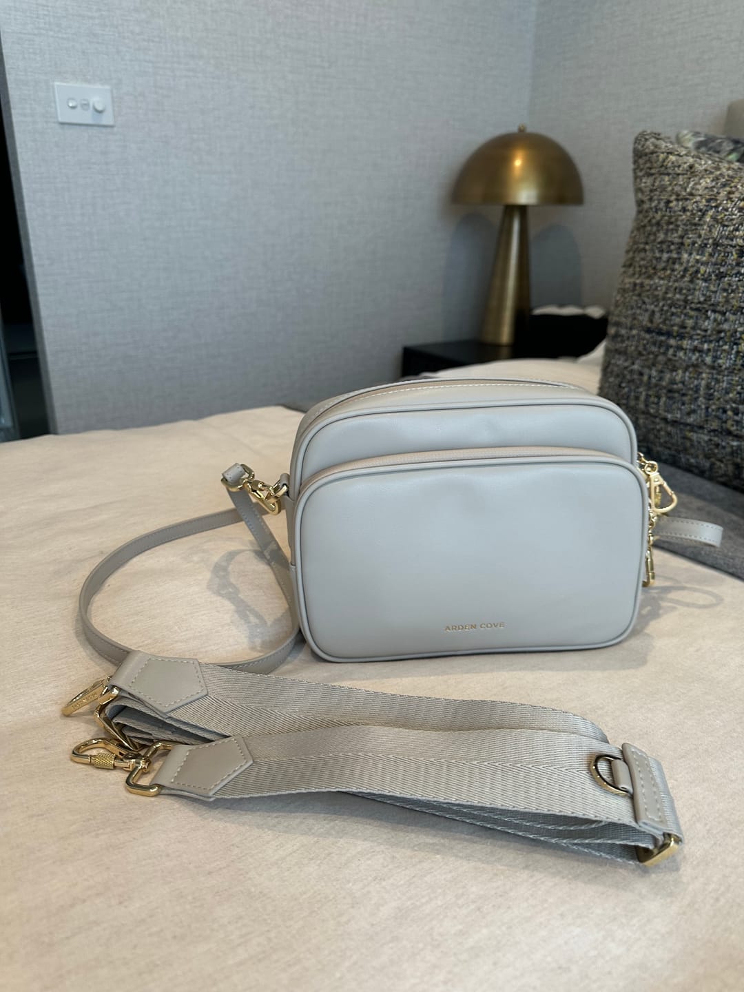 Customer photo review of Verona Crossbody With Slash-Resistant Locking Clasp Straps