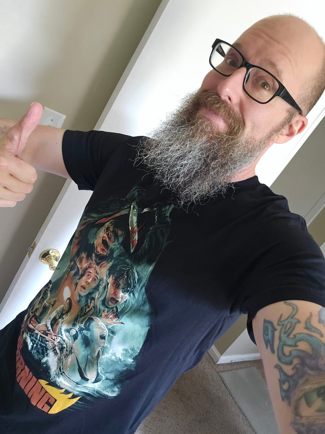 Customer photo review of THE BURNING: CROPSY'S REVENGE - T-SHIRT
