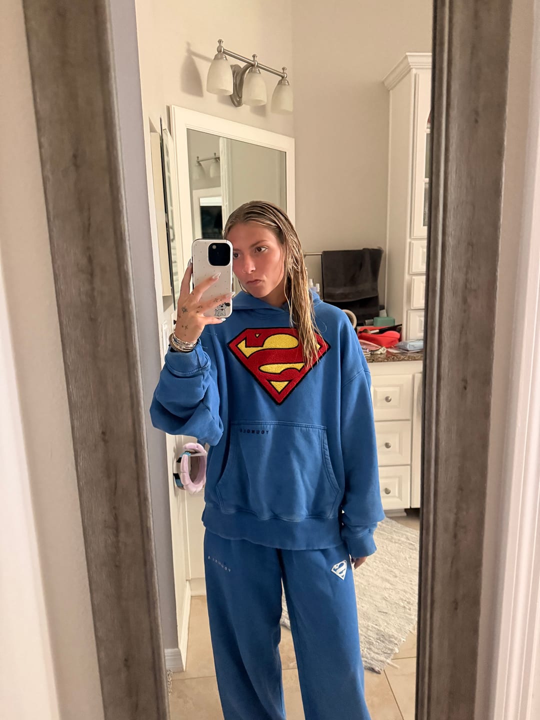 Customer photo review of 2032 - Superman Sweats