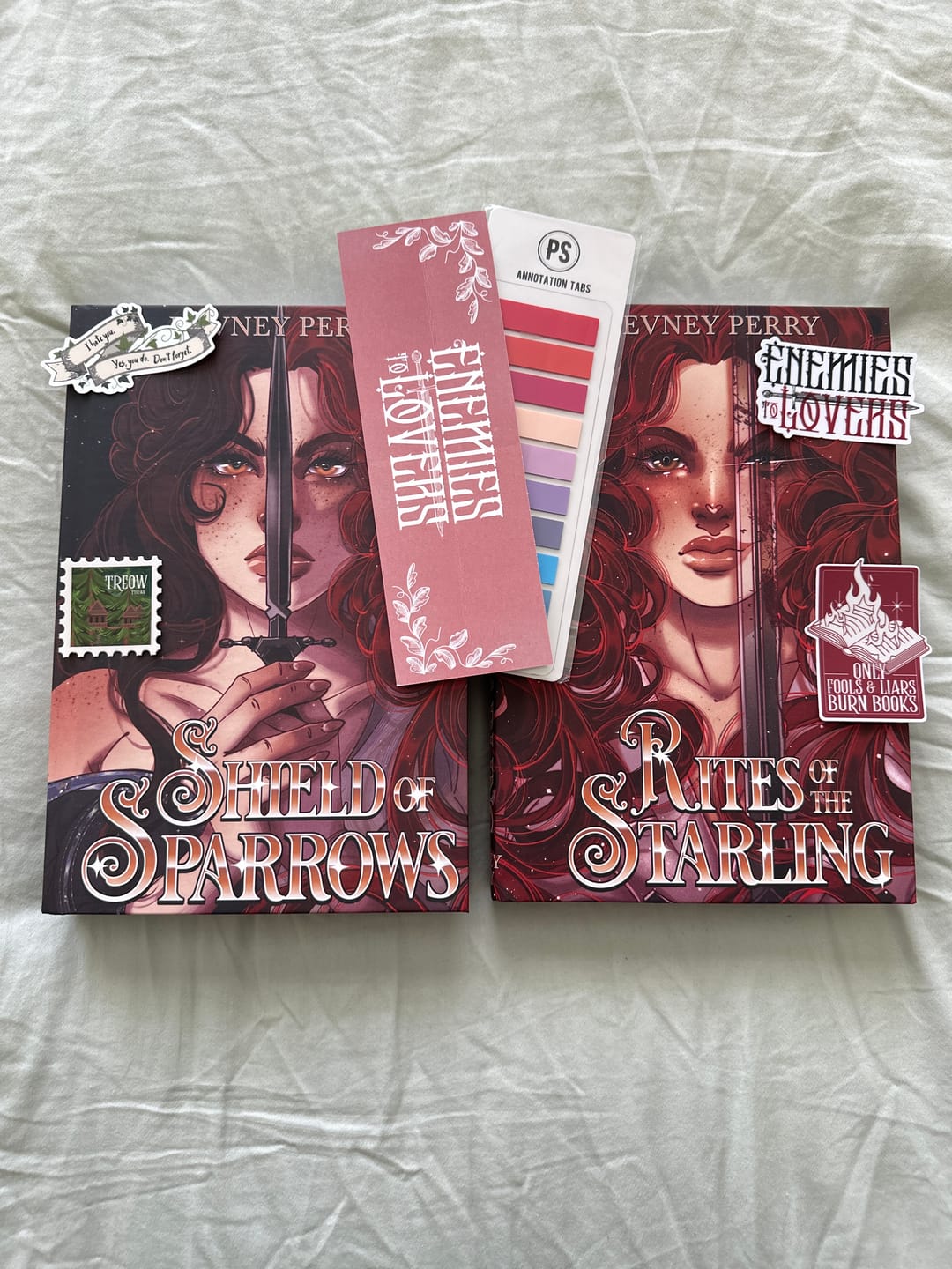 Customer photo review of PS Hardcover SE Rites of the Starling by Devney Perry