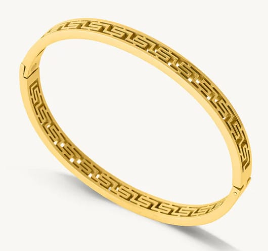 Customer photo review of Gilded Maze Bracelet