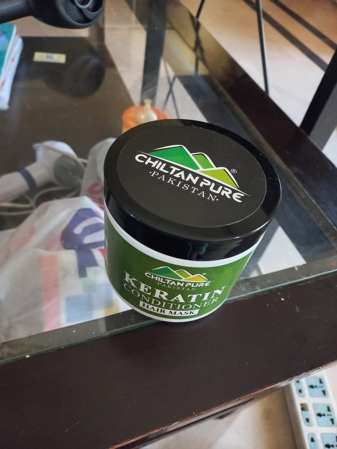 Customer photo review of Keratin Conditioner Hair Mask – Nourishes Hair, Anti – Frizz, Restores Damage Hair & Makes Hair Shiny & Straight