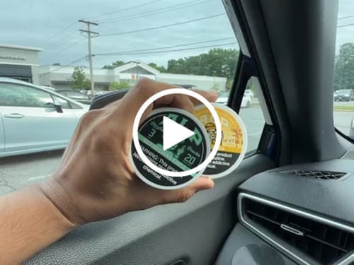 Customer photo review of Chilled Mint Nicotine Pouches