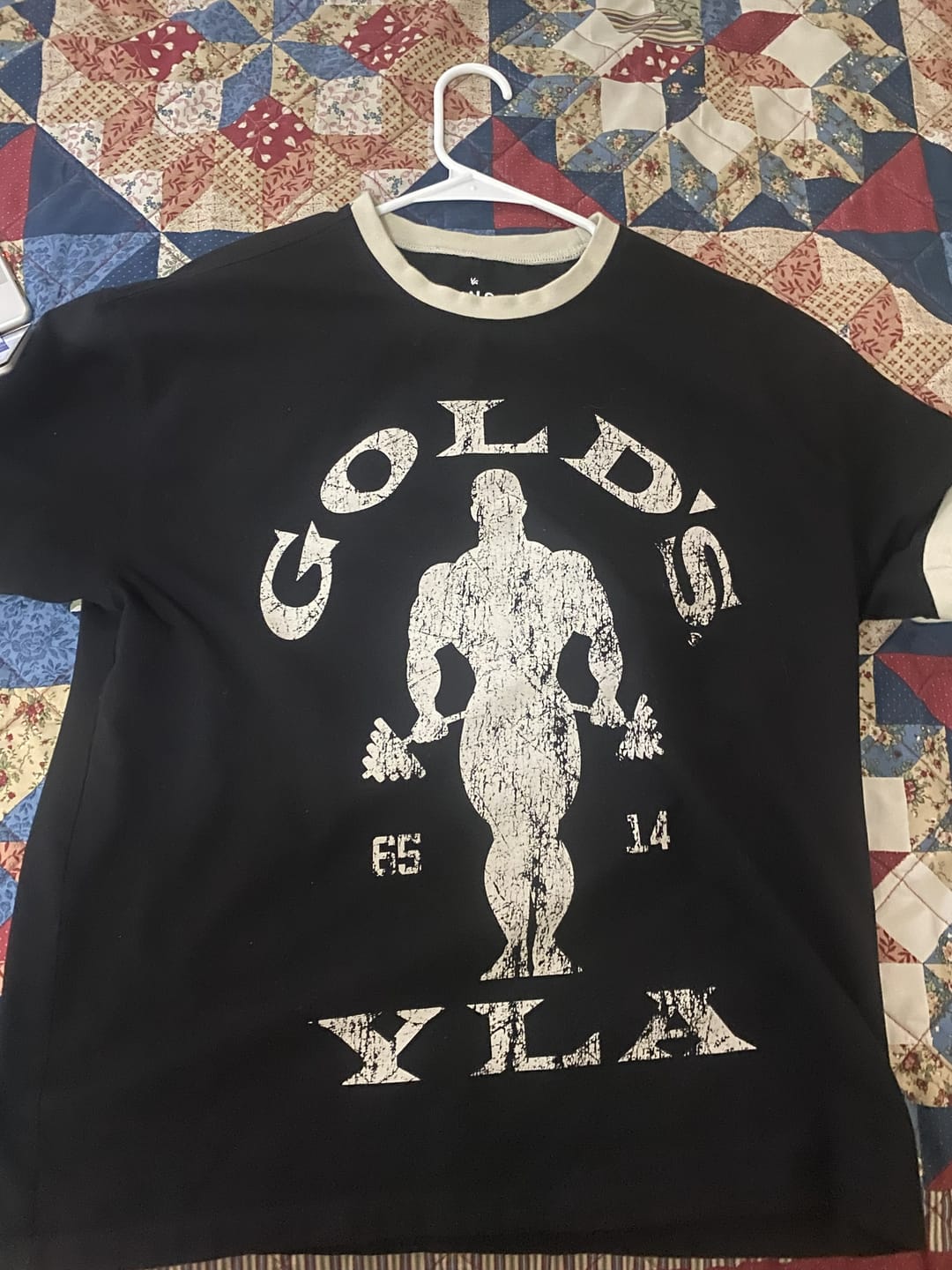 Customer photo review of 4009 - Golds Gym Ringer Tees
