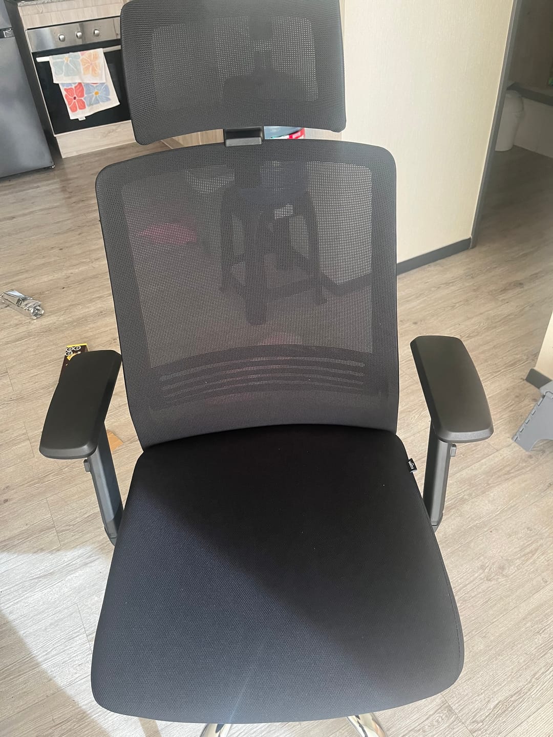 Customer photo review of Silla de escritorio Cuba Alta brazo Reg y cabecero