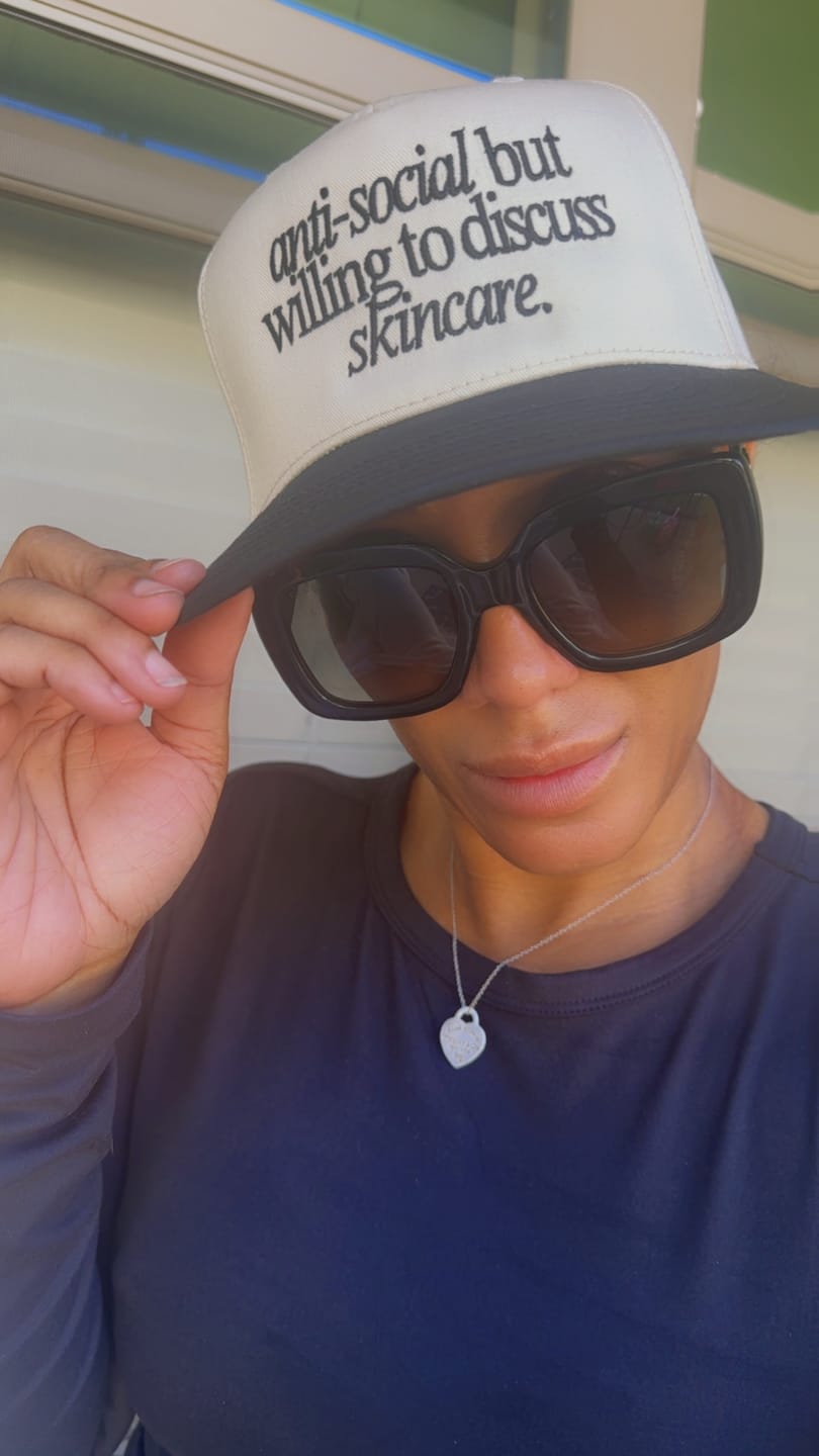 Customer photo review of Anti-Social but willing to discuss - Trucker Hat