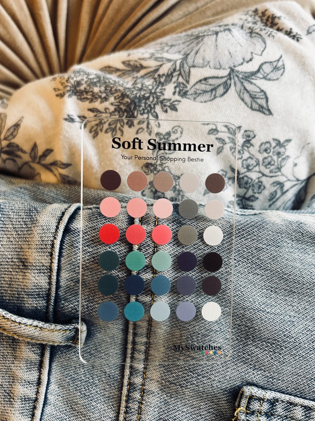Customer photo review of Personal Swatch Card