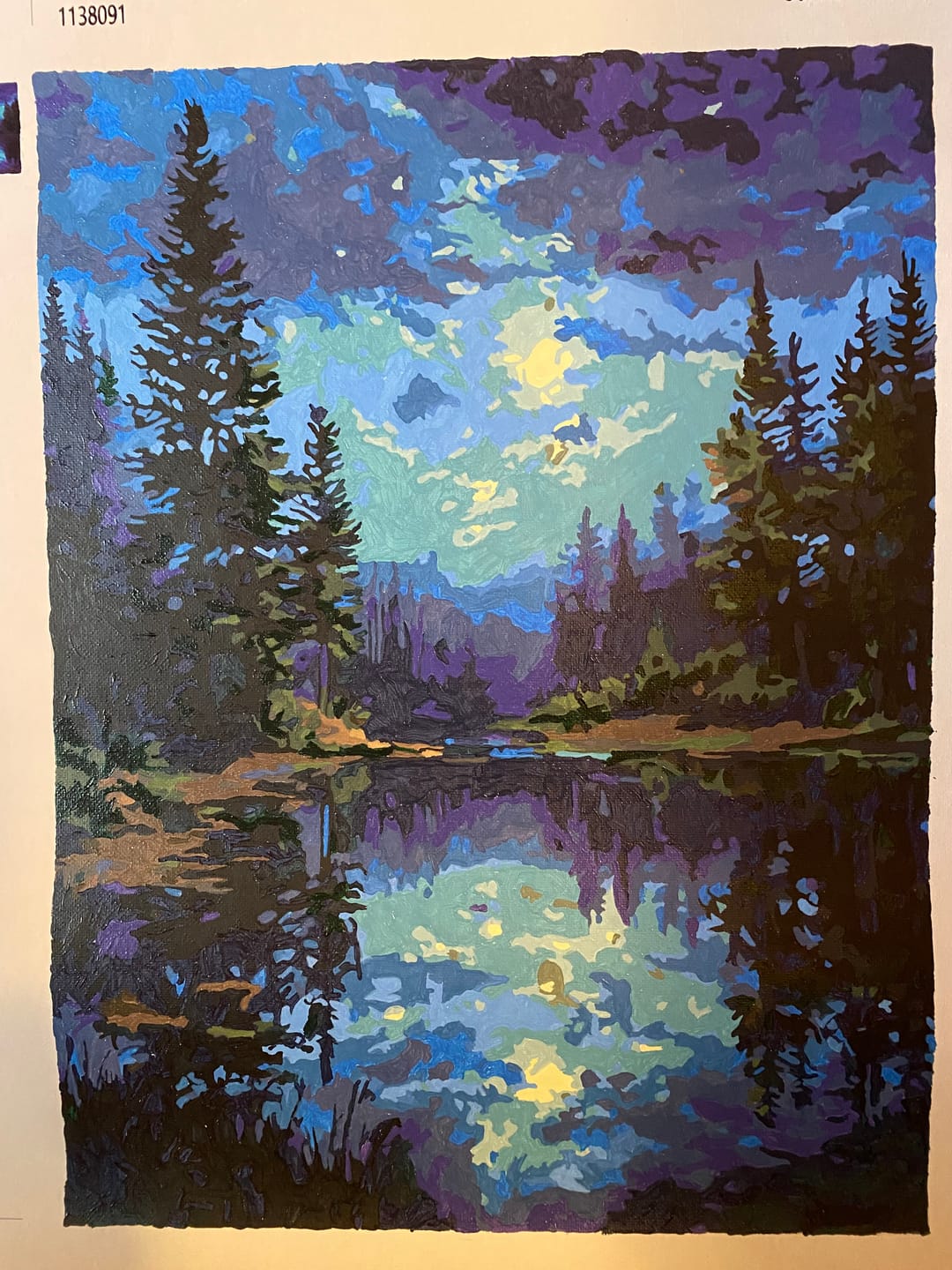 Customer photo review of Night Reflections Tranquil Water
