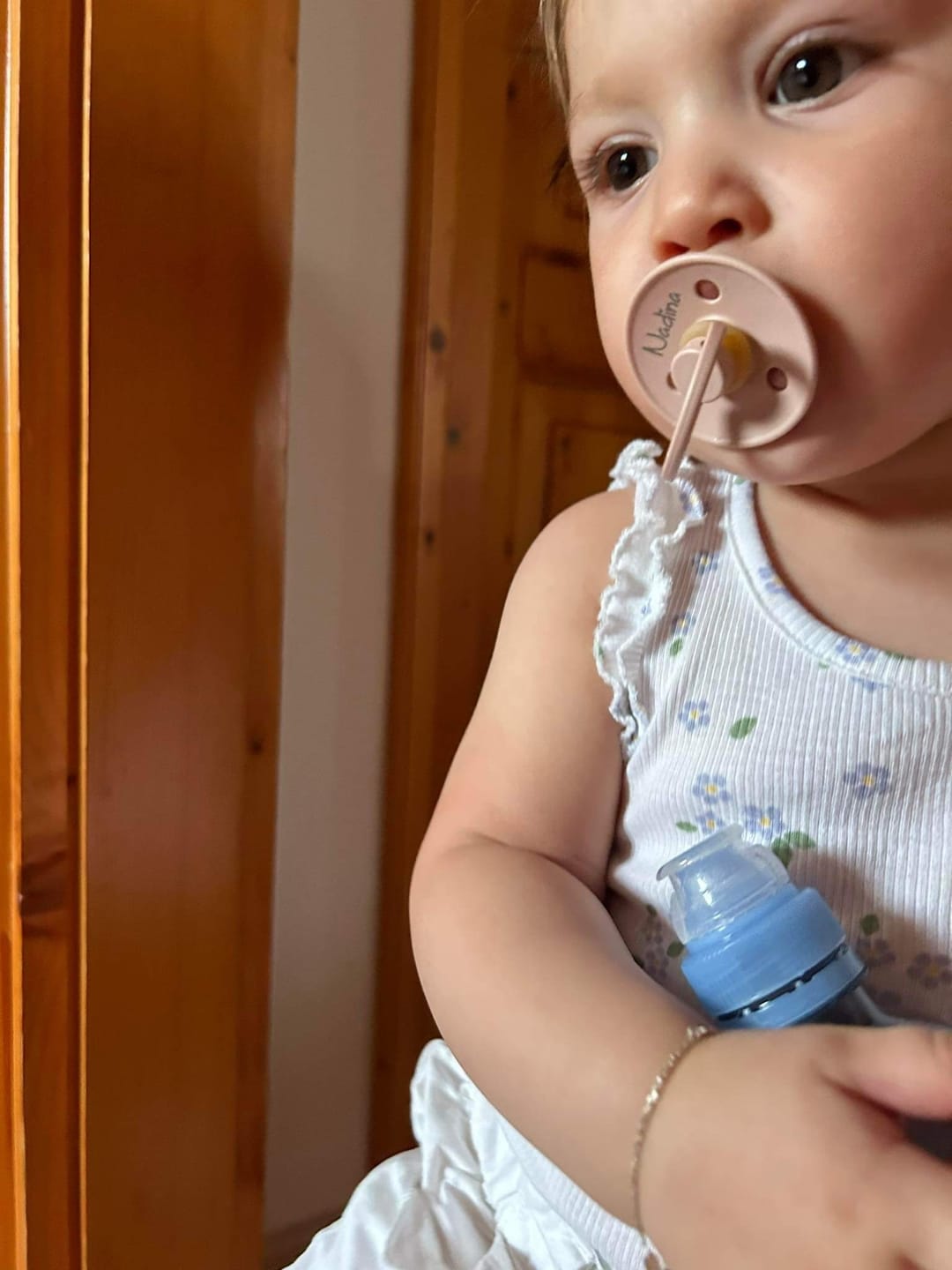 Customer photo review of Névre szóló BIBS Colour cumi - krémfehér