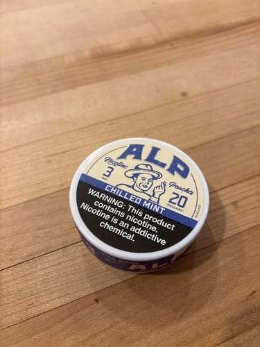 Customer photo review of Chilled Mint Nicotine Pouches