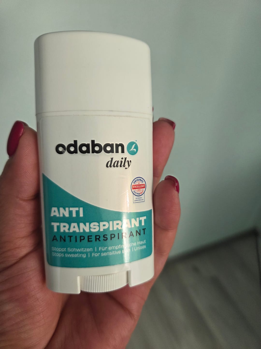 Customer photo review of odaban® Daily An­ti­perspirant Deo Stick