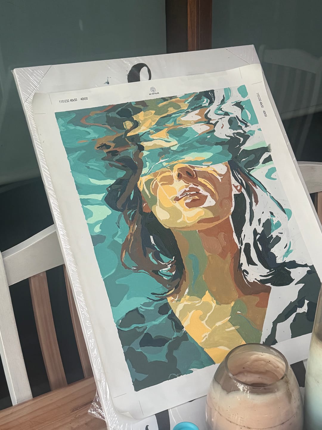 Customer photo review of Hide & Paint Marker – For Paint by Numbers