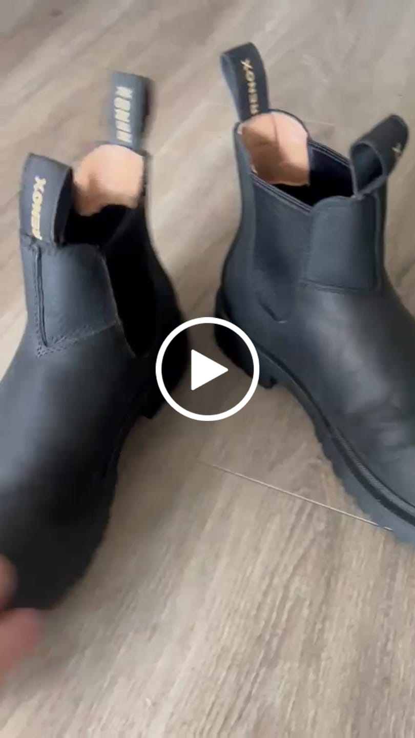 Customer video review of Botín Original 2 Negro Rústico Mujer