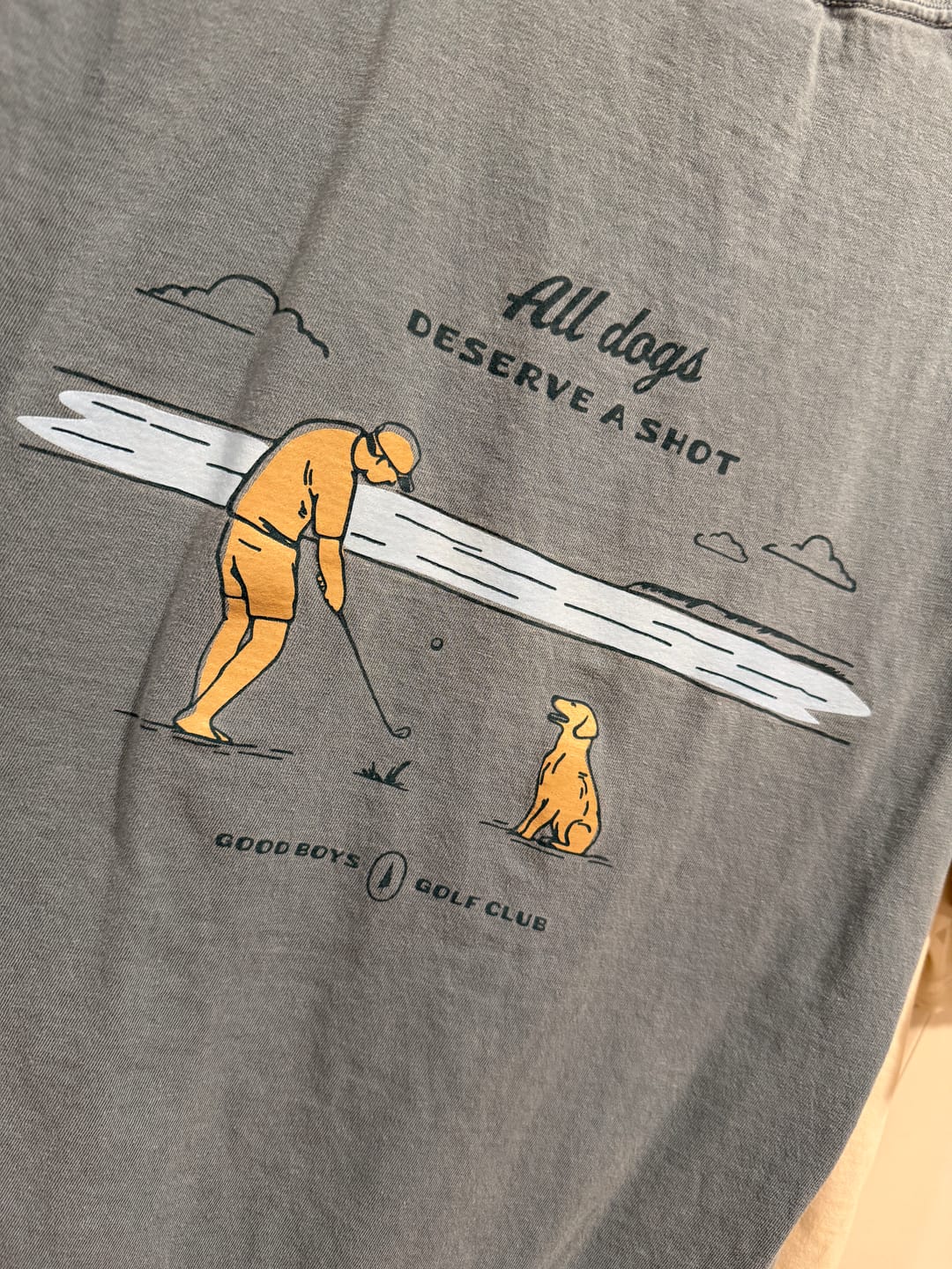 Customer photo review of Good Boys Golf Club T-Shirt