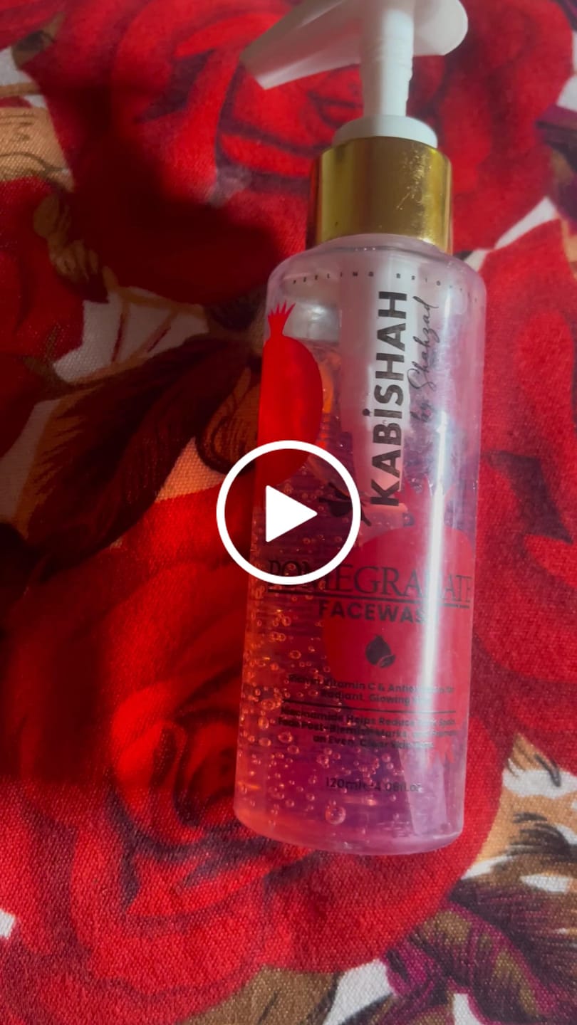 Customer video review of Pomegranate Facewash Double Pack