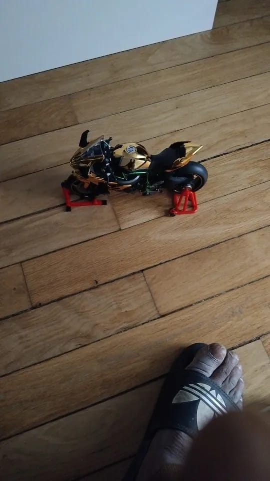 Customer photo review of Kawasaki Ninja H2R-1:9 (Edición humo)