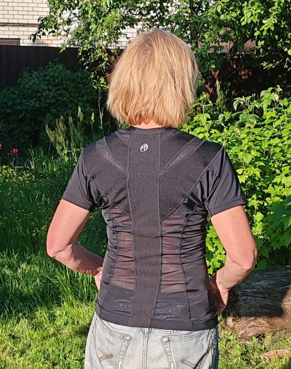 Customer photo review of Posture Shirt For Women - Zipper