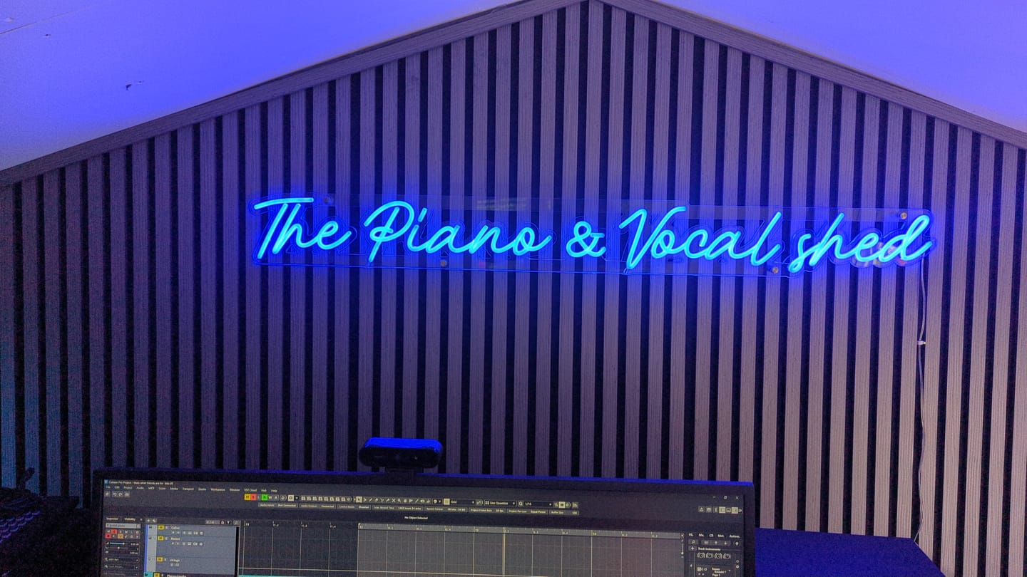 Customer photo review of Custom Neon: The Piano & Voc...
