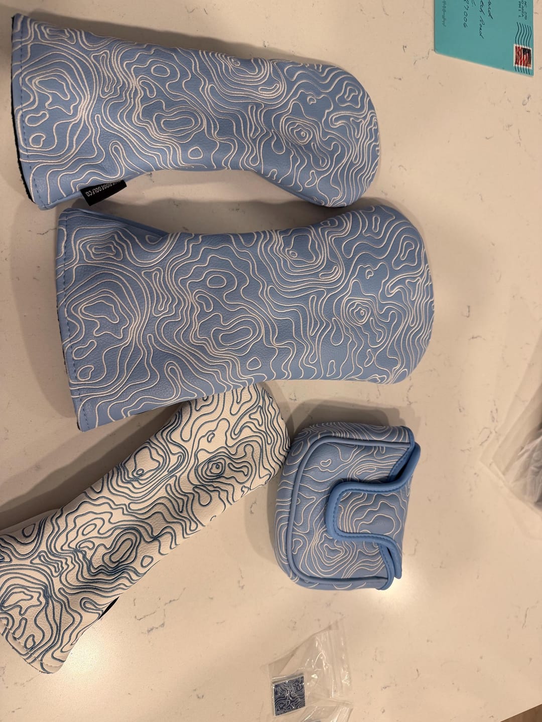 Customer photo review of Topographic Edition - Carolina Blue / Embroidered Pure White