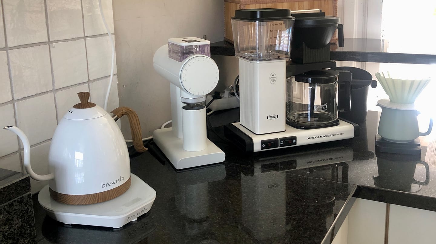 Customer photo review of TIMEMORE Sculptor Series Modern Electric Coffee Grinder