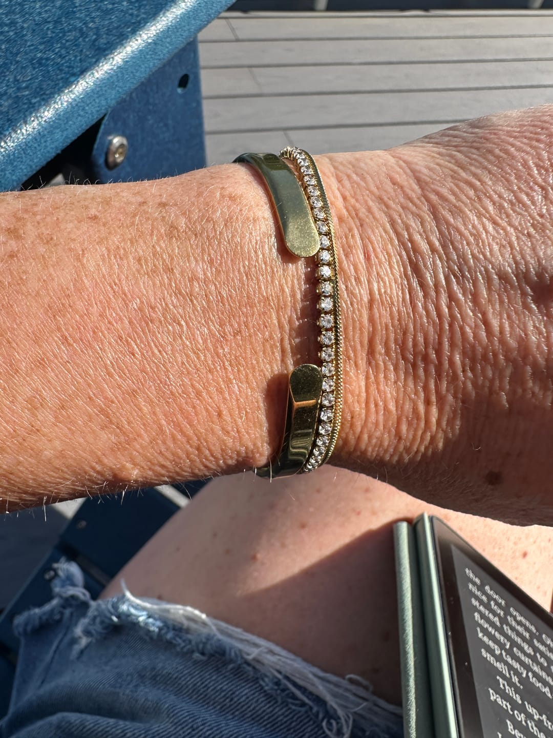 Customer photo review of Minimal Square Bracelet