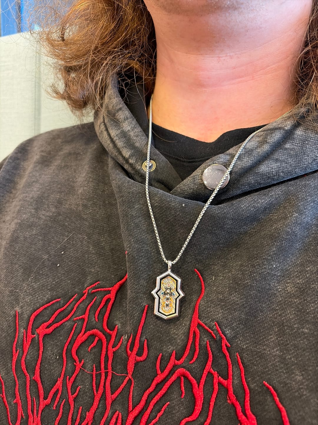 Customer photo review of Kinetic Pendant - CHRONO CRUCIS
