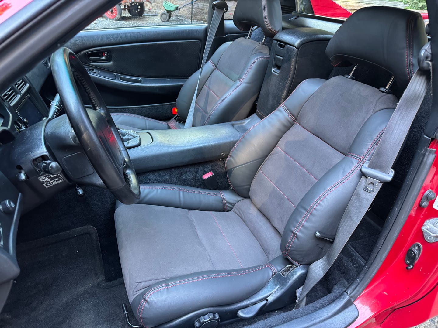 Customer photo review of MR2Heaven Heavy Duty Premium OEM+ Leather/Alcantara Seat Covers [Heated Seats Available]