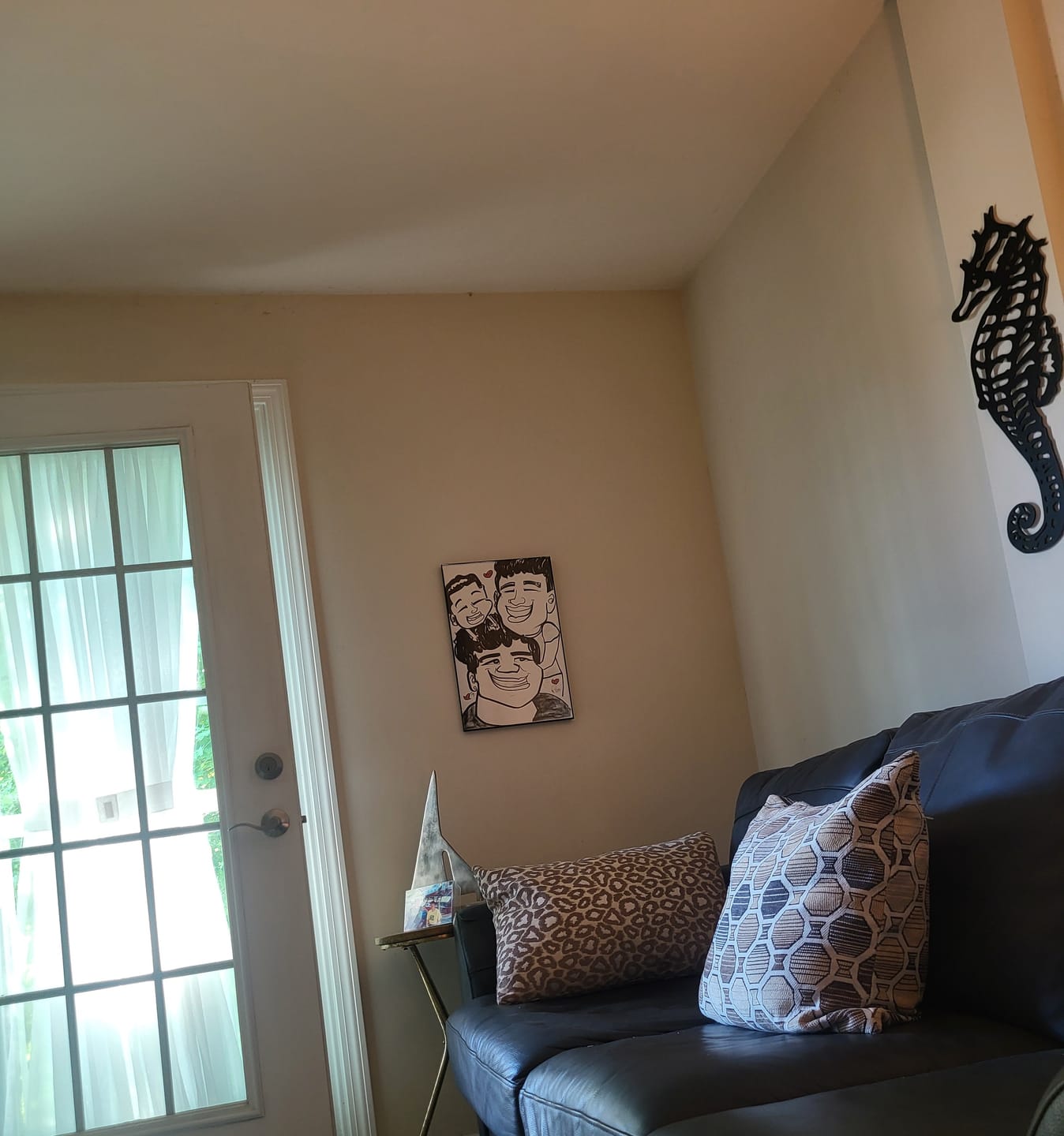 Customer photo review of Seahorse Wall Art