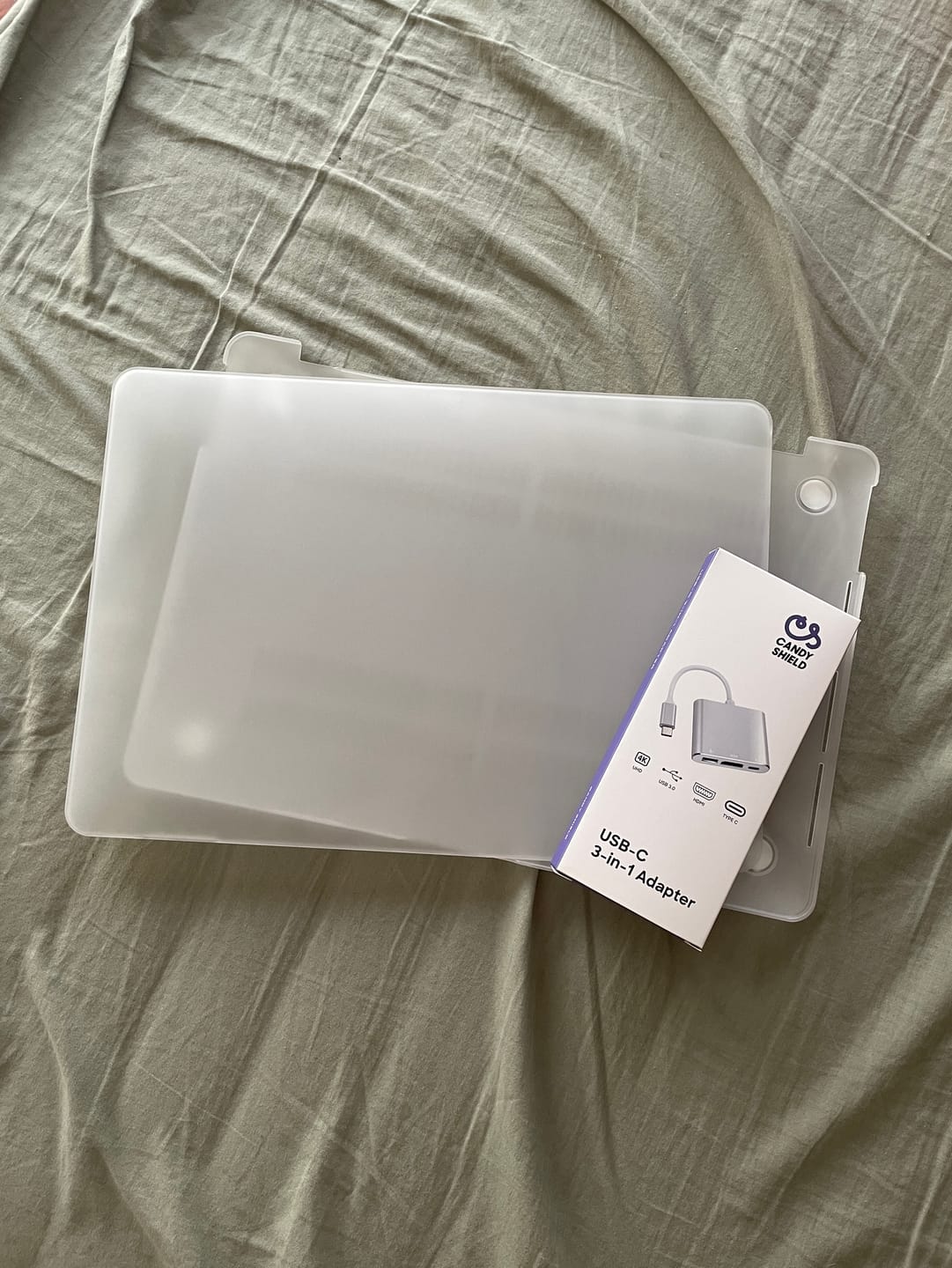Customer photo review of Clear Frost Protective Case for MacBook Air & Pro 11/13/14/15/16 inch