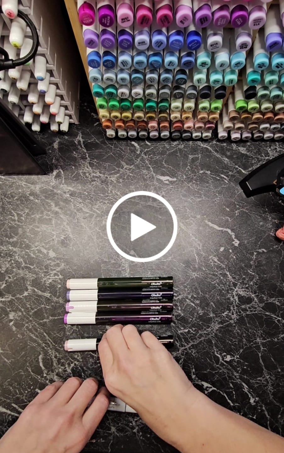 Customer video review of Ohuhu Marker Ink V112 / V070 Refill for Alcohol marker