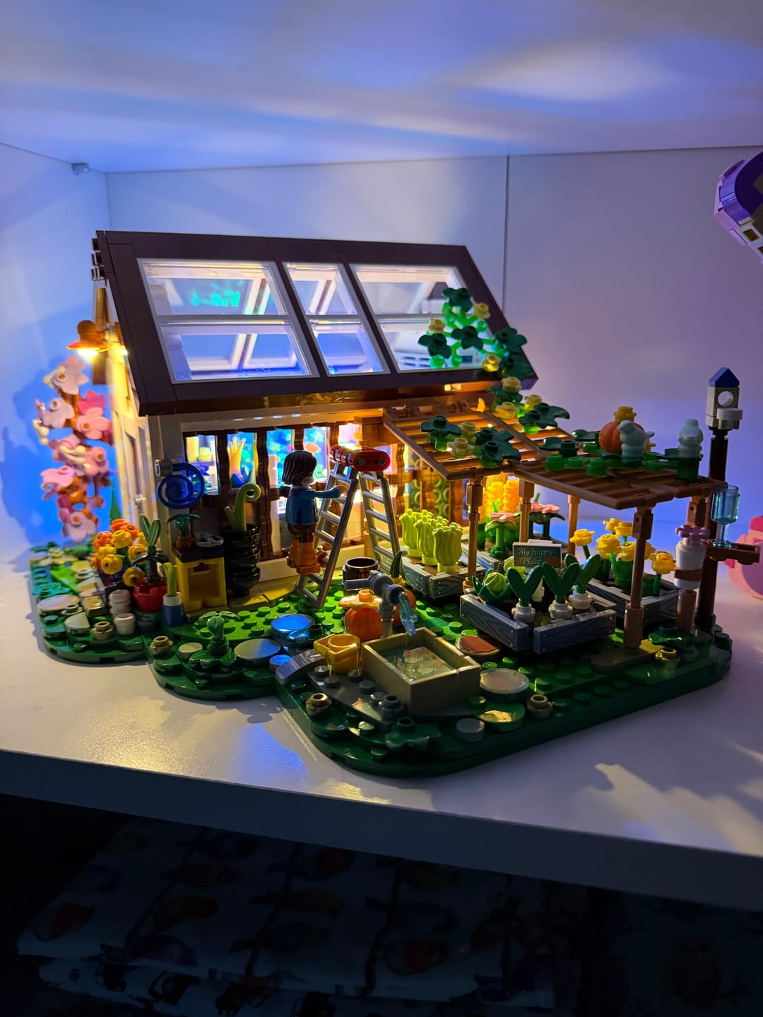 Customer photo review of Home Greenhouse By Lumibricks