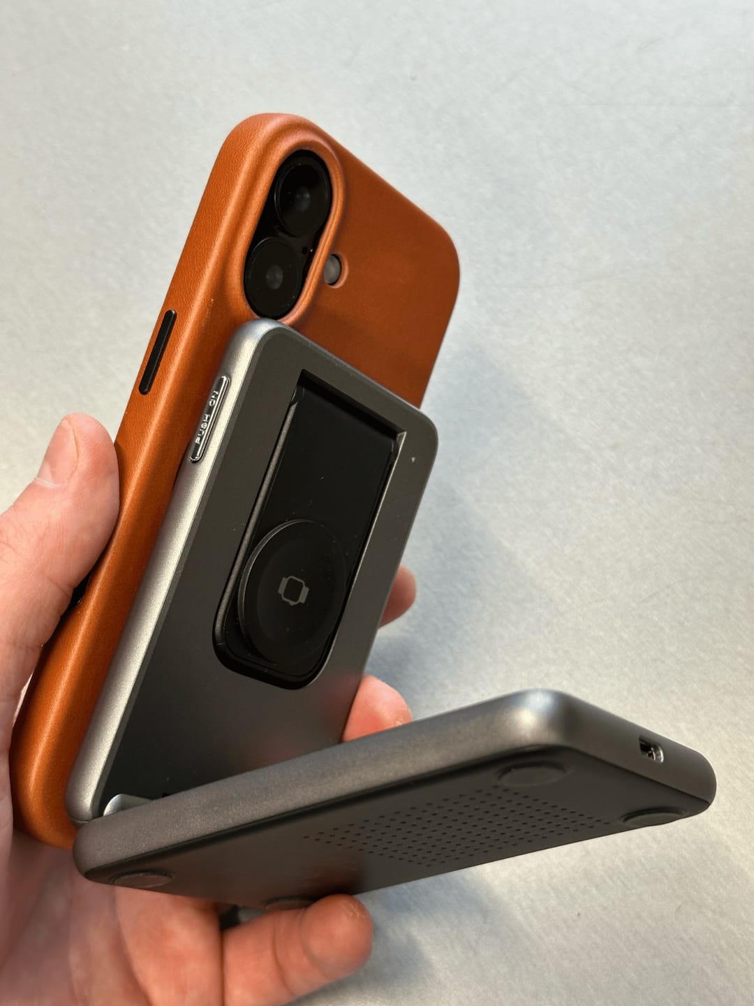 Customer photo review of Voltaro VN810 Qi2 Foldable 3-in-1 Fast Wireless Charger