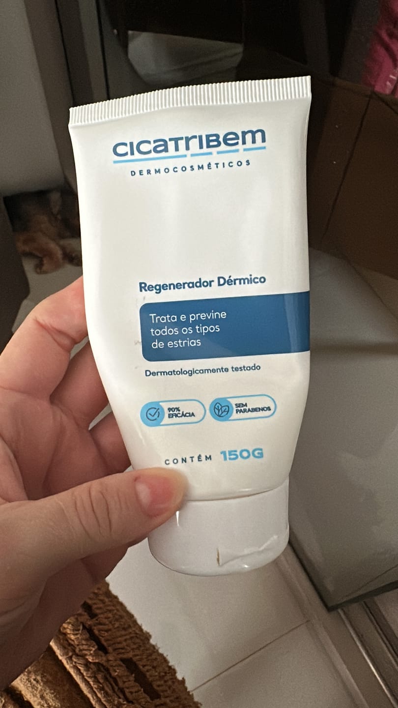 Customer photo review of Creme Antiestrias Regenerador Dérmico