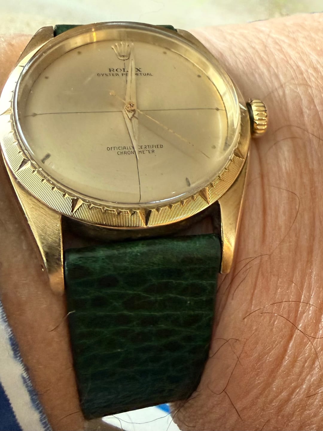 Customer photo review of Hunter Green Pebbled