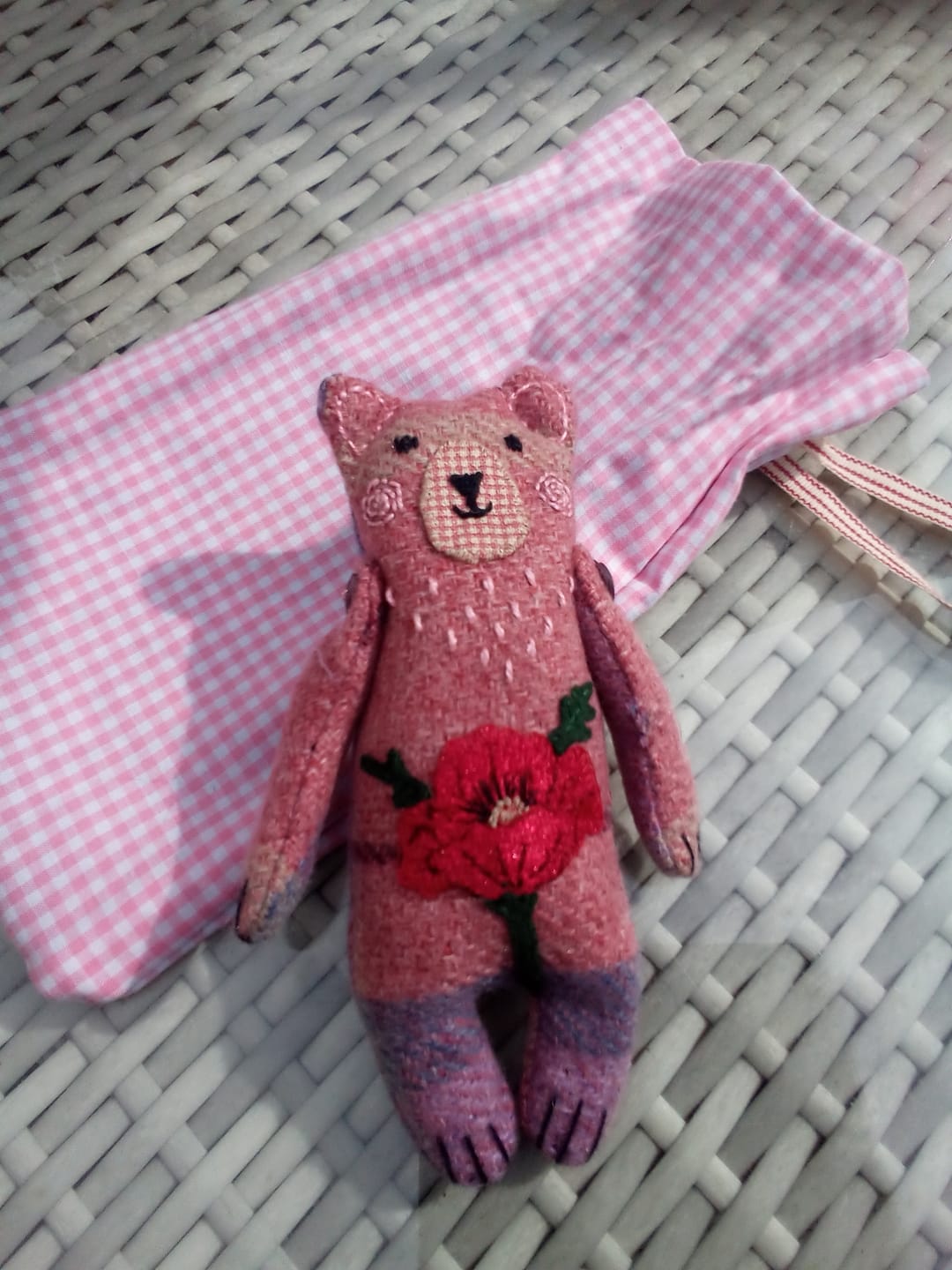 Customer photo review of Tartan Wool Touch Fabric
