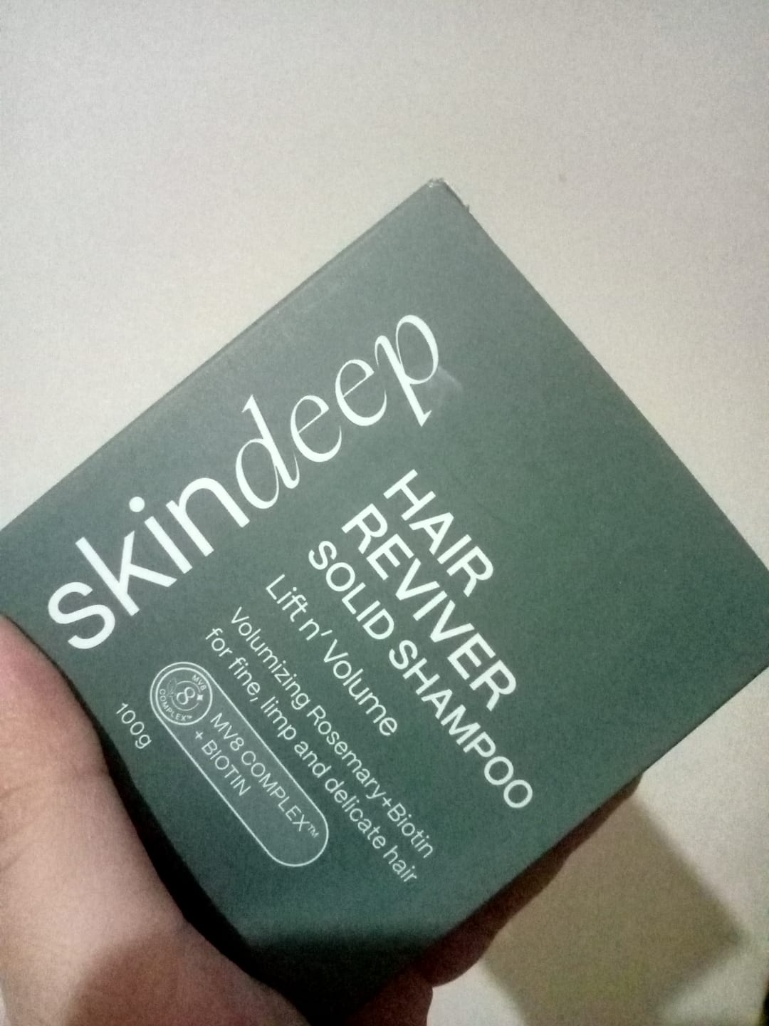 Customer photo review of HAIR REVIVER - Rosemary+Biotin Solid Shampoo