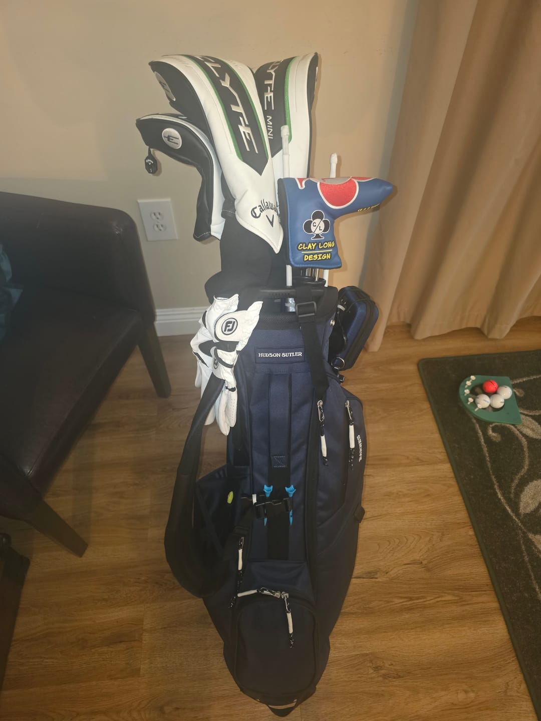 Customer photo review of Hudson Looper Golf Bag 2.0
