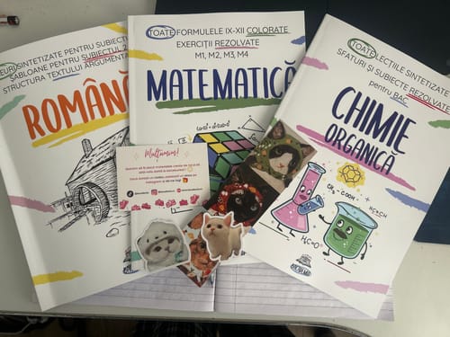 Recenzie cu fotografie de la un client despre Pachet Bacalaureat (Română + Matematică + Chimie Organică) Bacademia