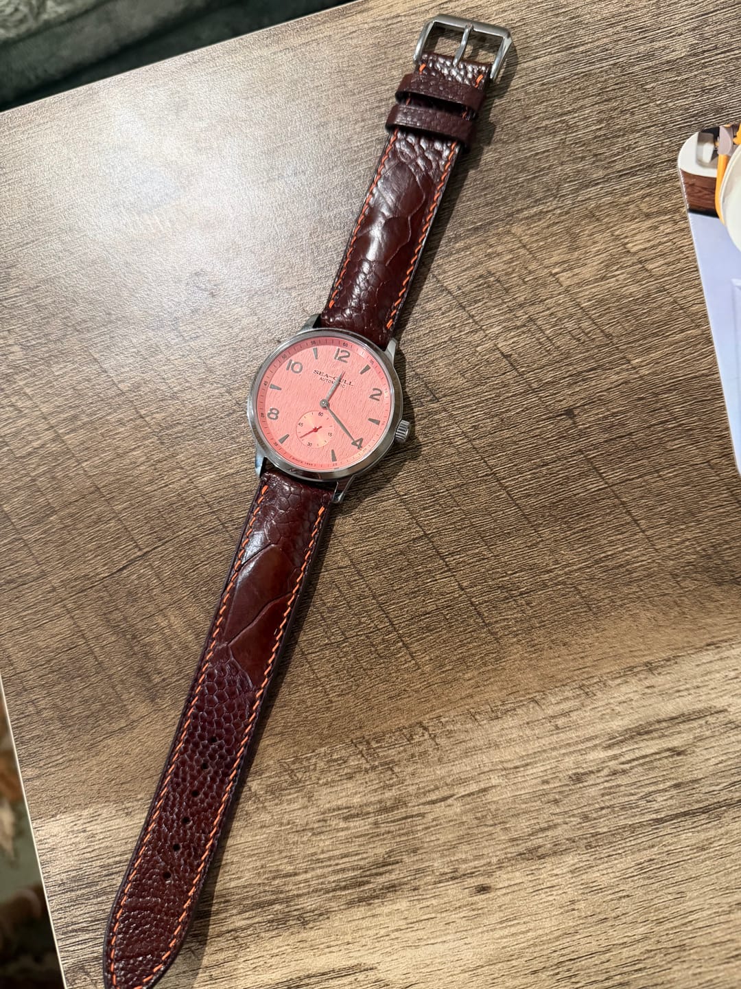 Customer photo review of Slim | Small Triple Hands | Business | Independent Sub-dial | 40mm