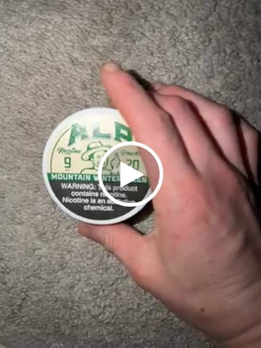 Customer photo review of Tropical Fruit Nicotine Pouches