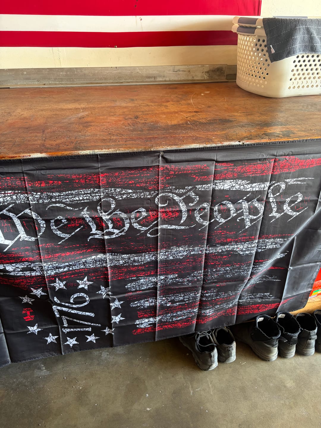 Customer photo review of We The People 1776 Flag