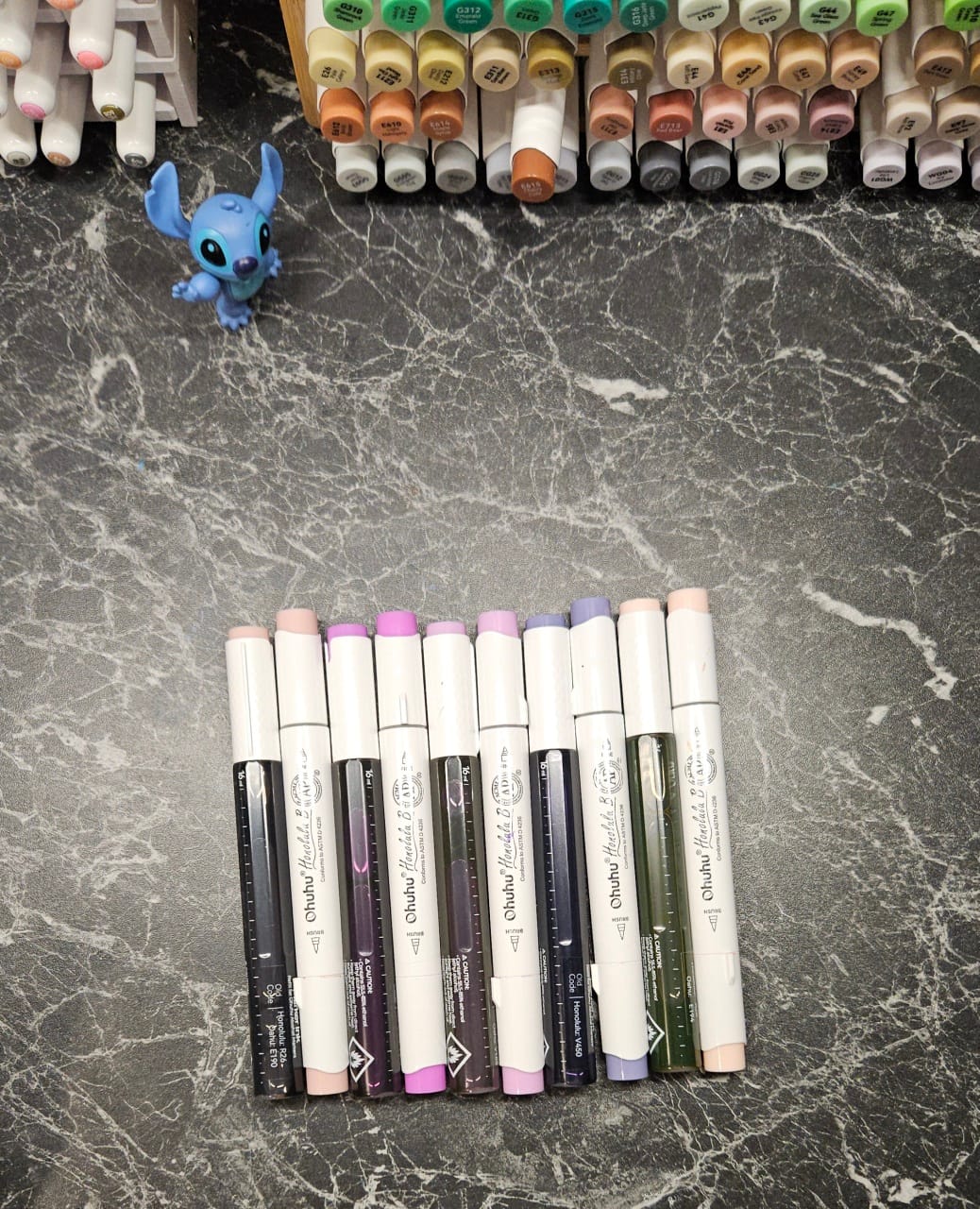Customer photo review of Ohuhu Marker Ink RV57 / V160 / V185 Refill for Alcohol marker