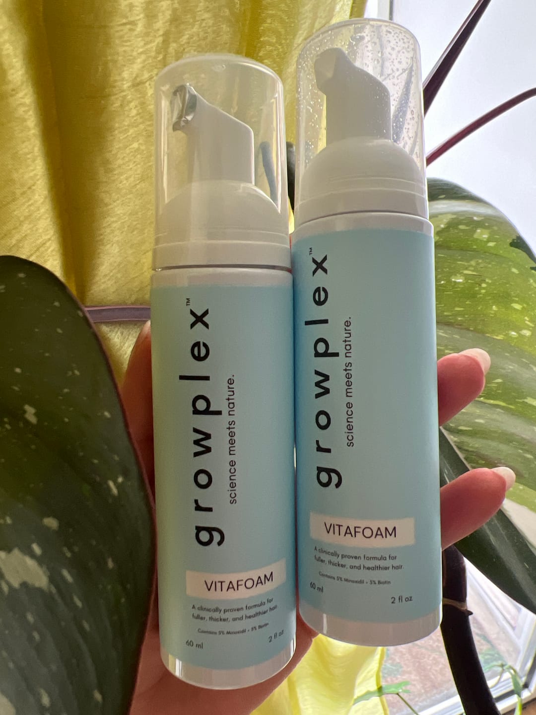 Customer photo review of VITAFOAM ™ Hair Growth Formula