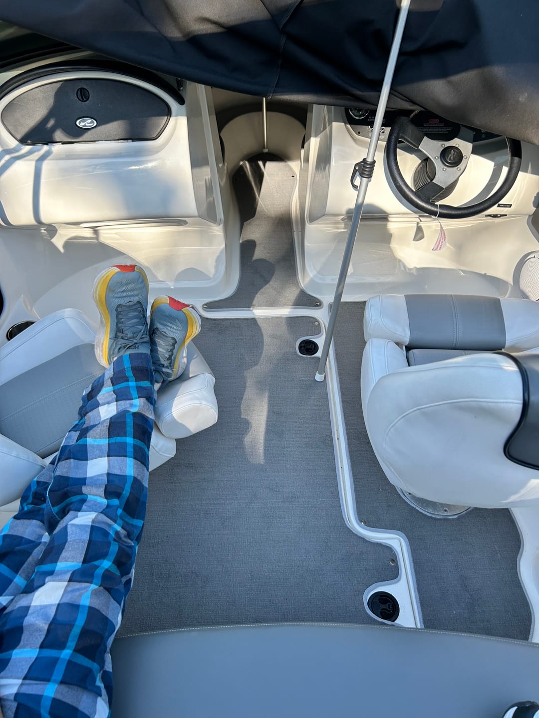 Customer photo review of 2006-2011 Sea Ray 185 Sport Snap in Boat Carpet